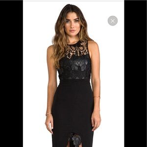 Stylestalker sexy black lace body hugging dress!